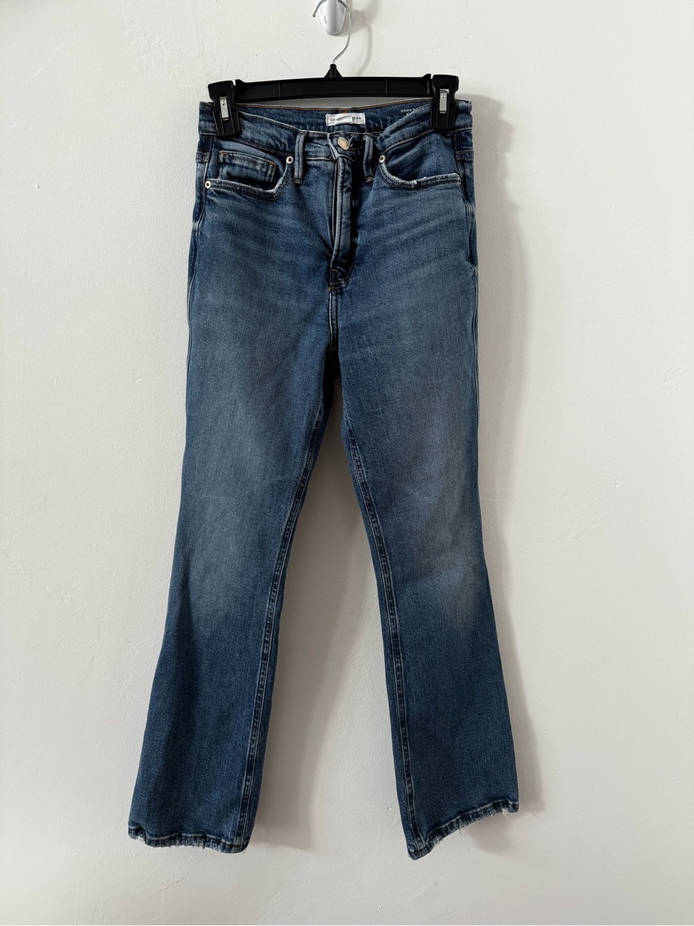 Good American Medium Wash Flare Jeans